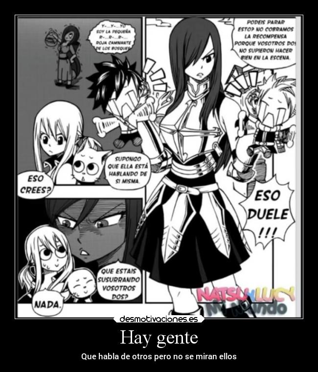 Hay gente - Que habla de otros pero no se miran ellos