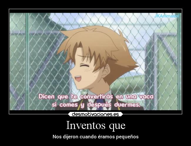 Inventos que - Nos dijeron cuando éramos pequeños