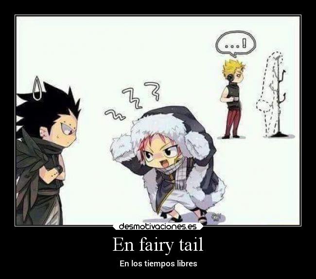 En fairy tail - En los tiempos libres