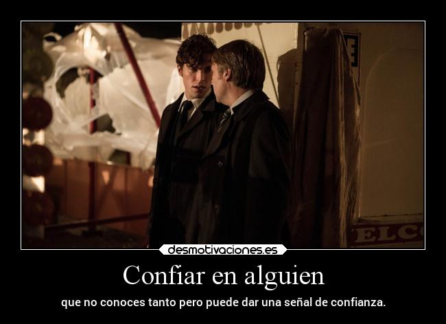 Confiar en alguien -