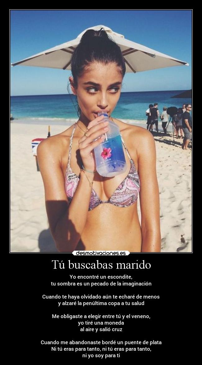 Tú buscabas marido -