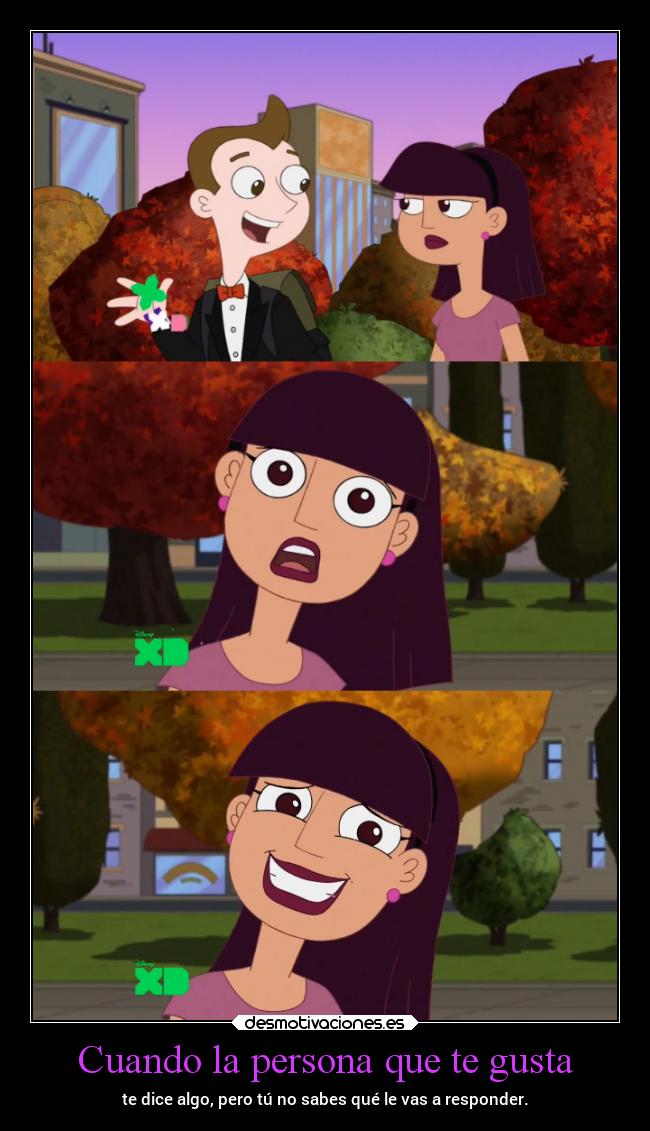 carteles amor disney disneyxd ley milo murphy laleydemilomurphy milomurpuhy amanda dice algo responder desmotivaciones