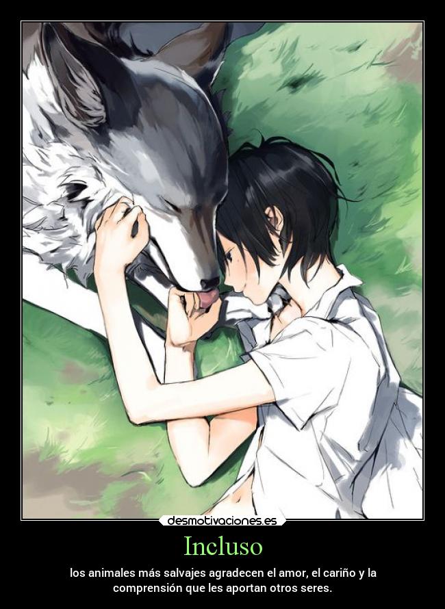 carteles anime animales amor desmotivaciones