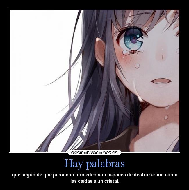 carteles anime dolor desmotivaciones