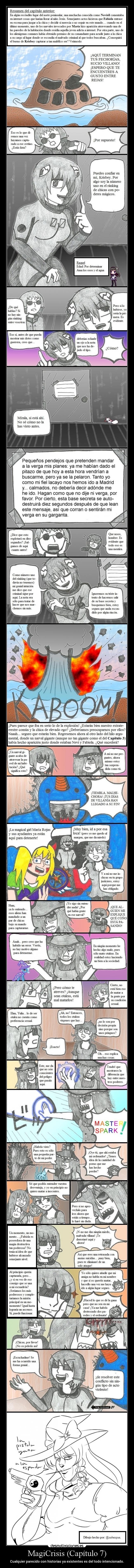 carteles anime extraterrestrial magical nonsense 561 magicrisis capitulo7 desmotivaciones