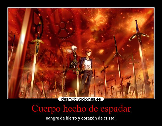 Cuerpo hecho de espadar - 