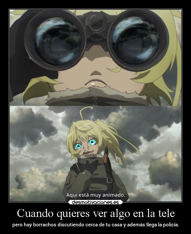 carteles anime humor risa raptorhunters harukaze erosekai youjosenki youjo senki katya degurechaff lolinazi desmotivaciones