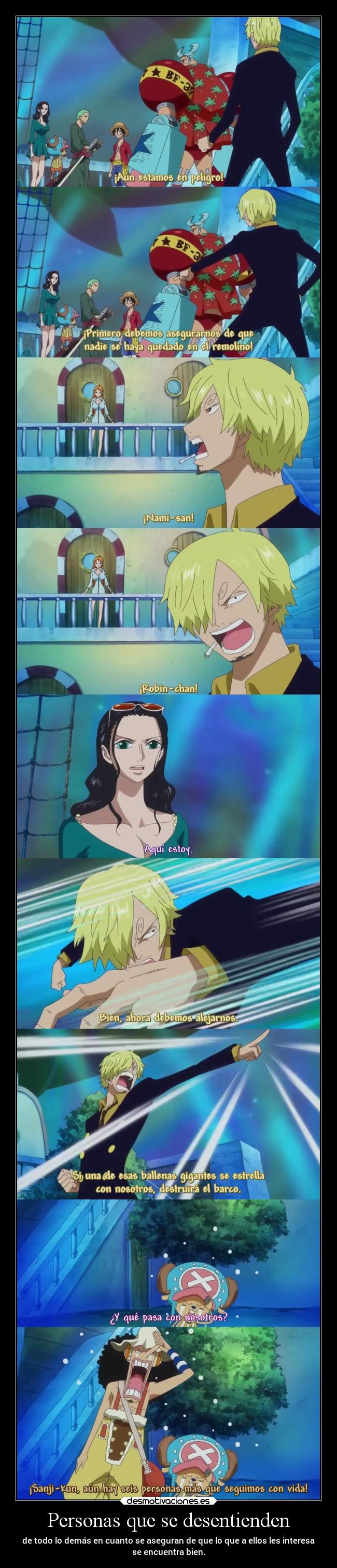 carteles anime humor risa amigos raptorhunters harukaze erosekai onepiece one piece sanji nami nicorobin desmotivaciones
