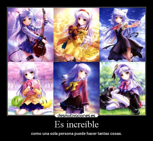 Es increíble - como una sola persona puede hacer tantas cosas.