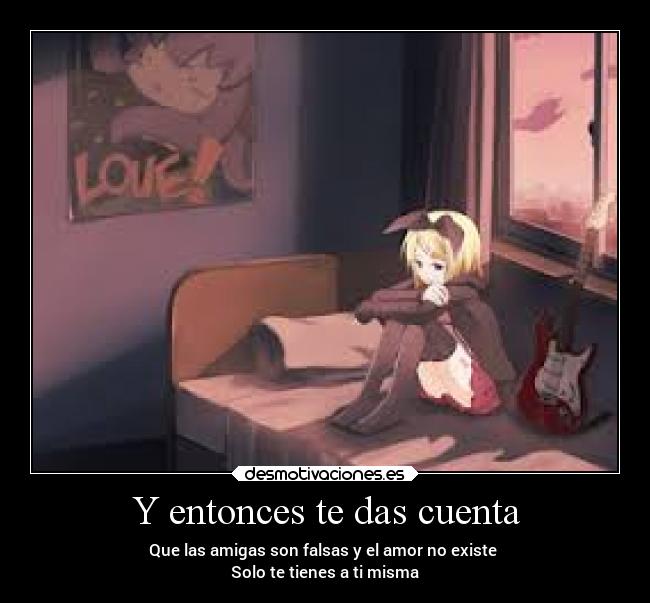 Y entonces te das cuenta - 