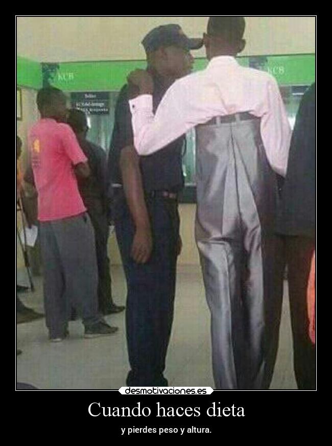 carteles debilidad dieta peso altura desmotivaciones