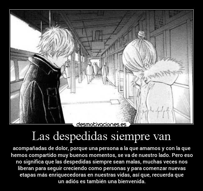 Las despedidas siempre van - 
