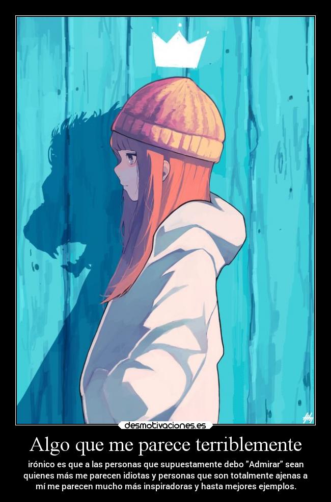 Algo que me parece terriblemente - 