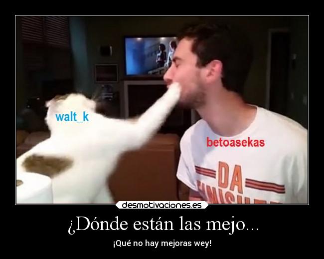 ¿Dónde están las mejo... - ¡Qué no hay mejoras wey!