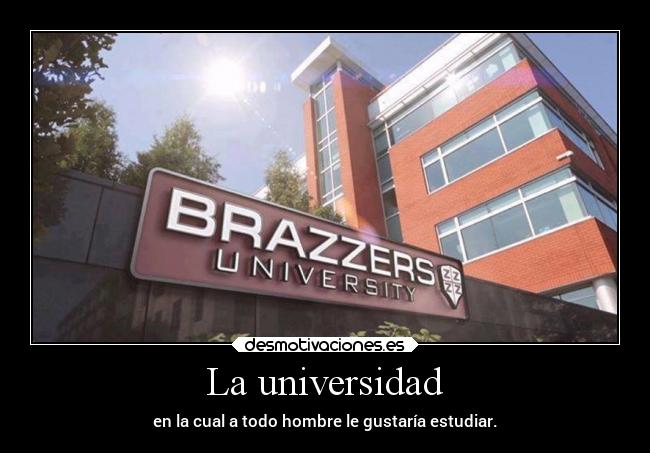 La universidad - en la cual a todo hombre le gustaría estudiar.