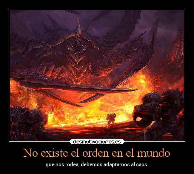carteles mundo videojuegos starcraft alex vazquez999 caos total por siempre aqui hearth swarm adum desmotivaciones