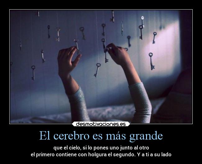 El cerebro es más grande - 