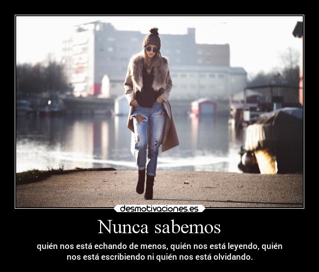 Nunca sabemos - 