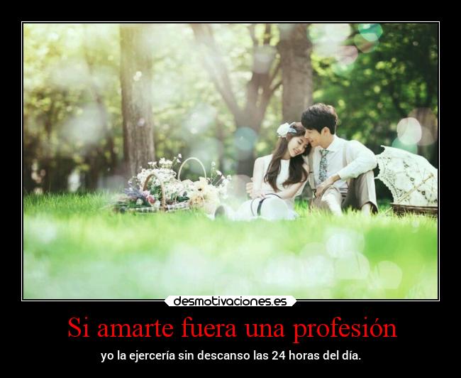 Si amarte fuera una profesión - 