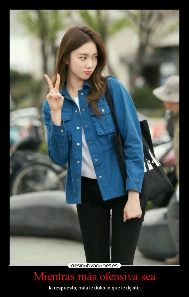 Mientras más ofensiva sea - 