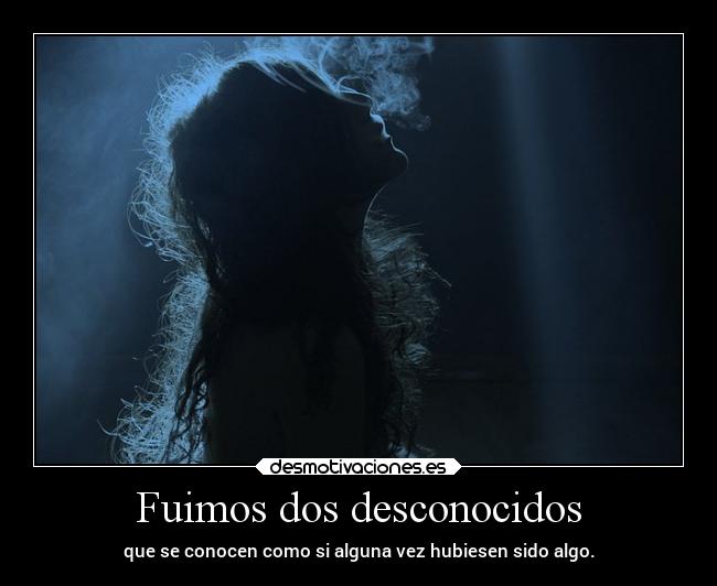 Fuimos dos desconocidos - 