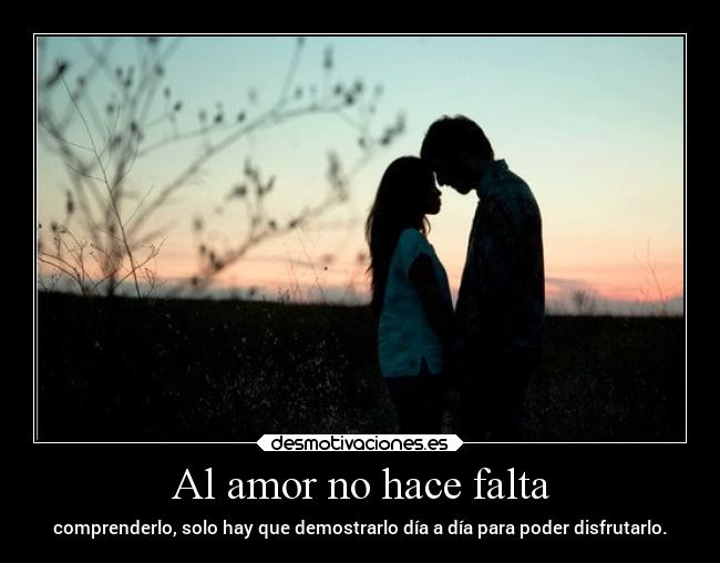 Al amor no hace falta - 