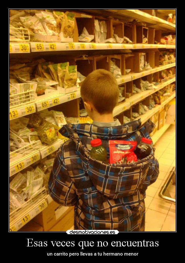 Esas veces que no encuentras -