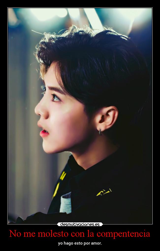 No me molesto con la compentencia -