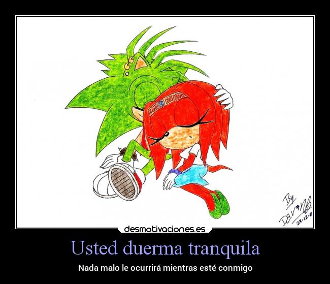 carteles amor ternura manic hedgehog tikal echidna manikal draconequus49 desmotivaciones