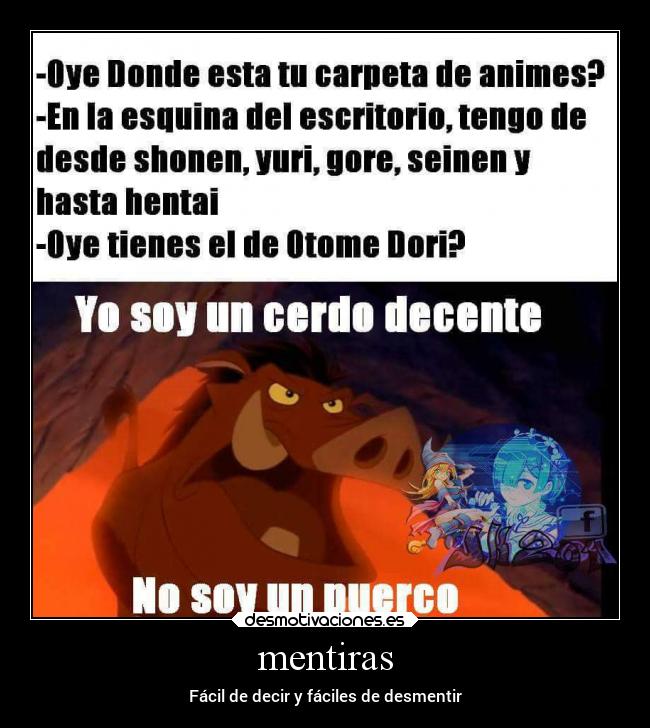 mentiras - Fácil de decir y fáciles de desmentir