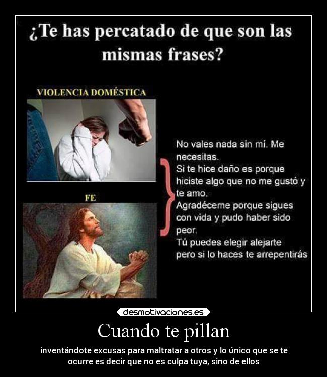 carteles celos debilidad desmotivaciones dios enemigo religion hook desmotivaciones