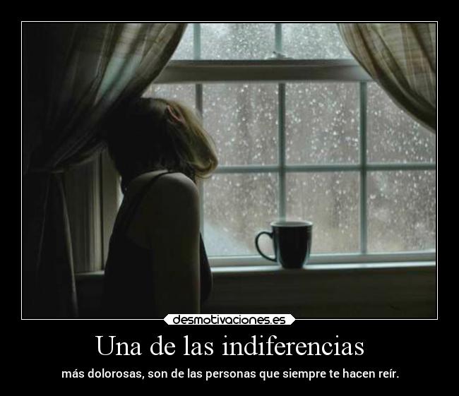 Una de las indiferencias -
