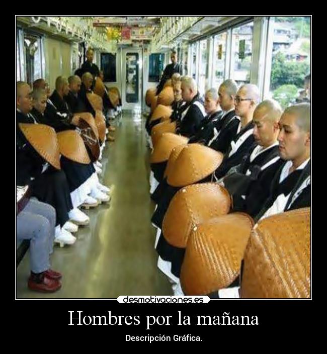 Hombres por la mañana - Descripción Gráfica.