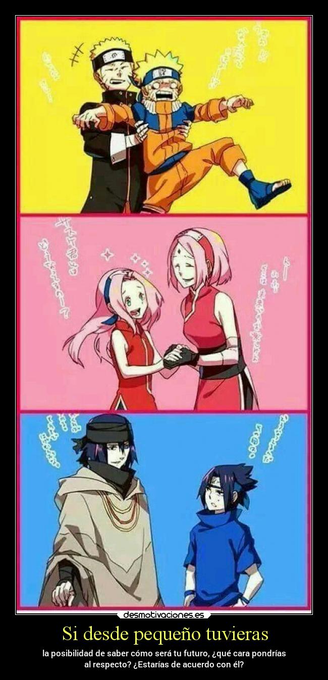 Si desde pequeño tuvieras - la posibilidad de saber cómo será tu futuro, ¿qué cara pondrías
al respecto? ¿Estarías de acuerdo con él?