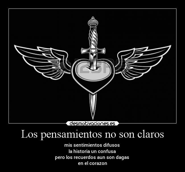 carteles pensamientos amor desmotivaciones