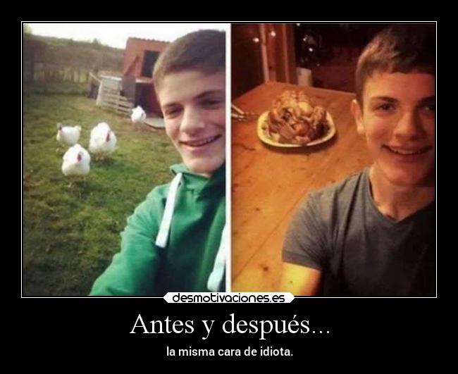 Antes y después... - 