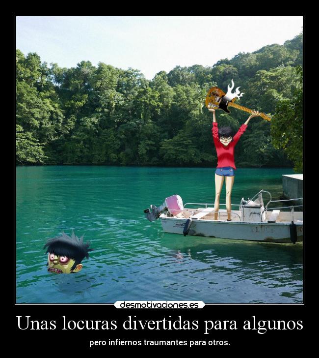 carteles vida amigos sentimientos tonto jamaica humanz phase4 gorillaz noodle murdoc laurasimpsonxv desmotivaciones