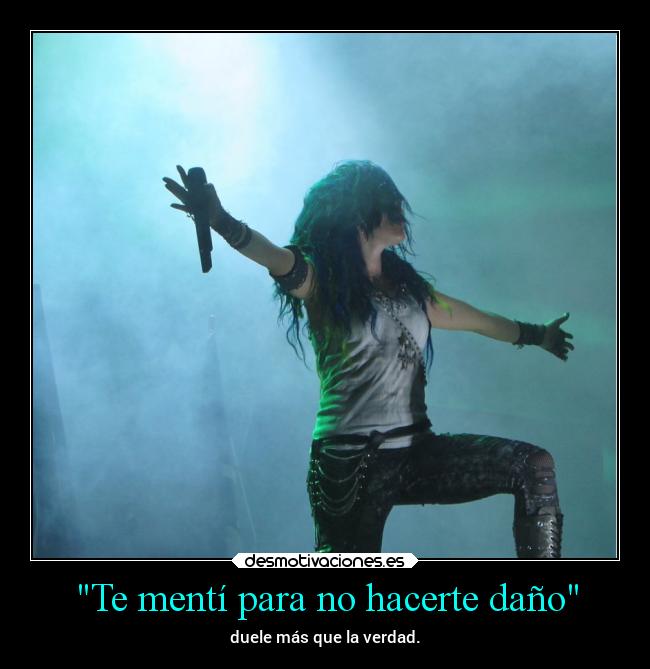 Te mentí para no hacerte daño - duele más que la verdad.