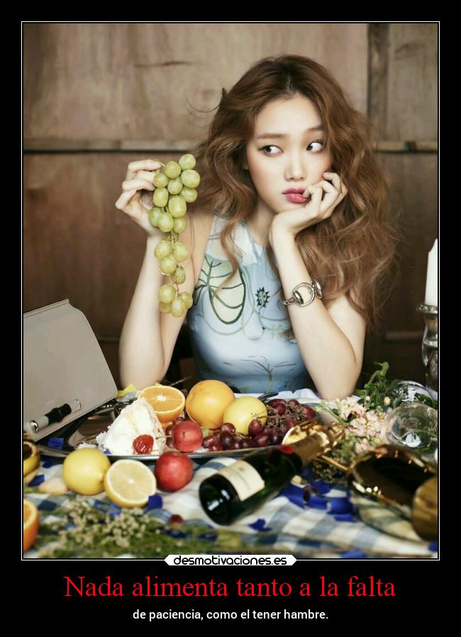 Nada alimenta tanto a la falta - 