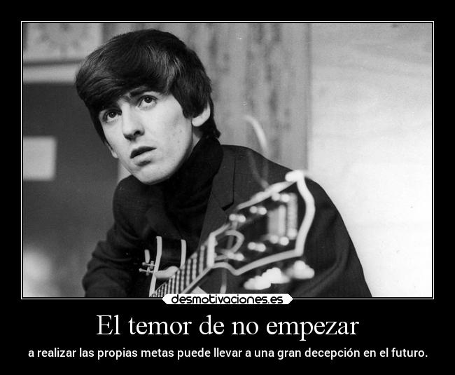 El temor de no empezar -