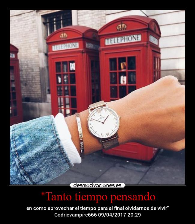 Tanto tiempo pensando - 