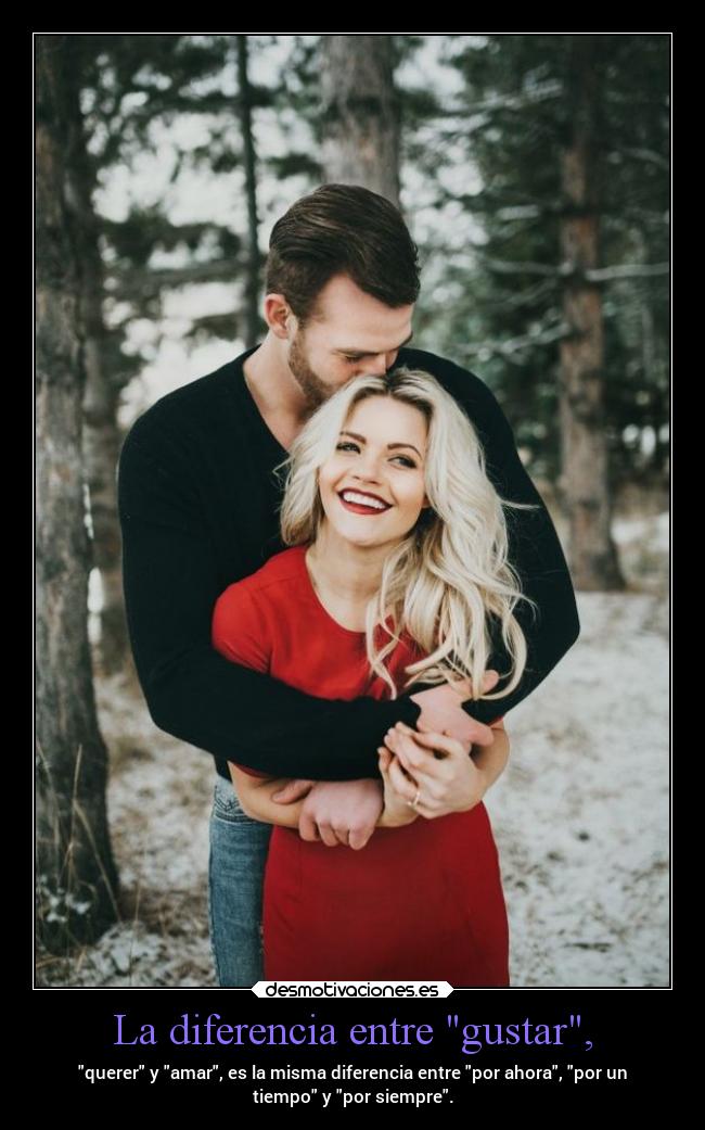 La diferencia entre gustar, -