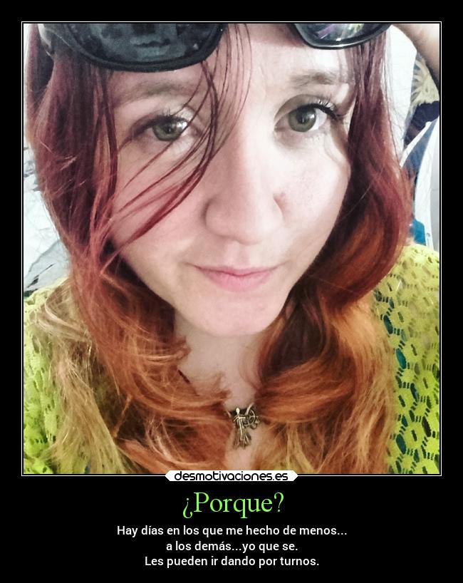 ¿Porque? -