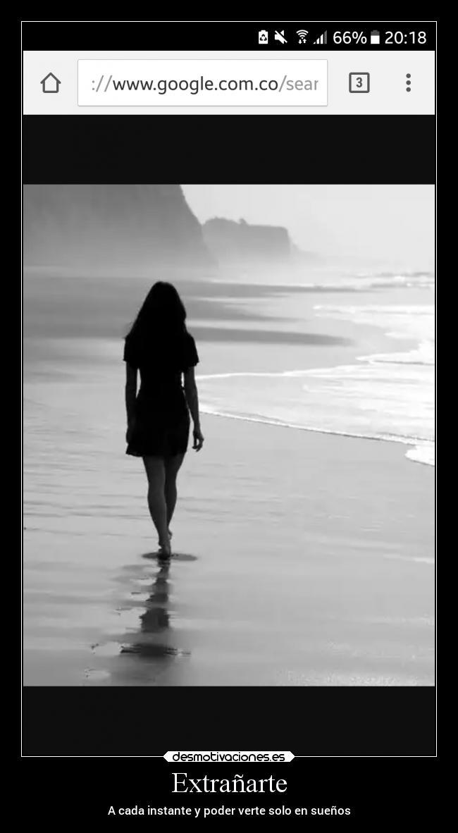 Extrañarte - A cada instante y poder verte solo en sueños