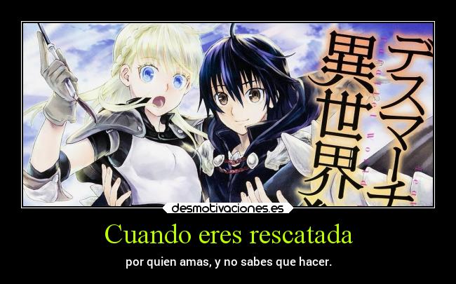 carteles anime amor deathmarchkarahajimaruisekaikyousoukyoku satou zena danieldats desmotivaciones