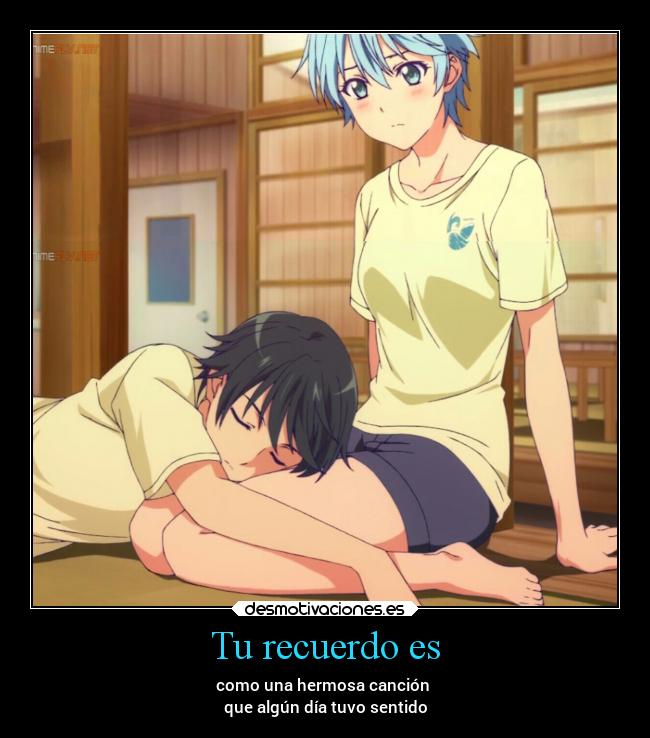 carteles anime amor musica dolor cancion canciones recuerdo sentido desmotivaciones