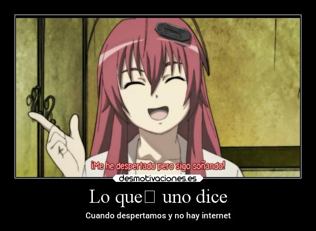 Lo que uno dice - Cuando despertamos y no hay internet