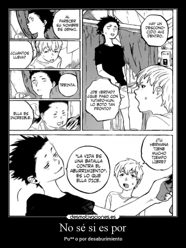 No sé si es por - Pu** o por desaburimiento