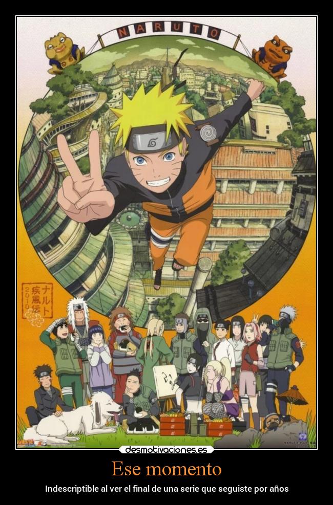 Ese momento - Indescriptible al ver el final de una serie que seguiste por años