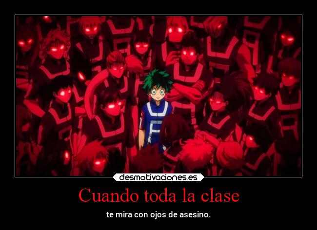 Cuando toda la clase - 